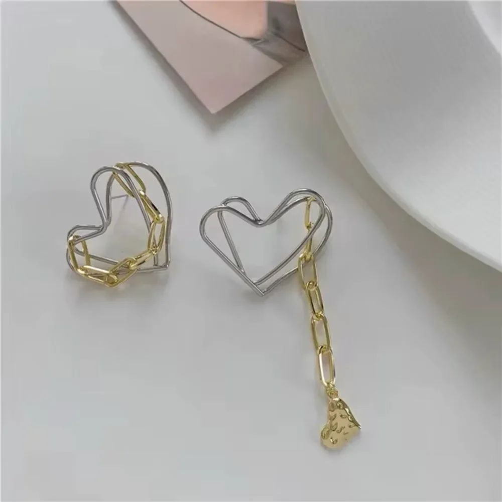 Heart dangle Earrings S1216